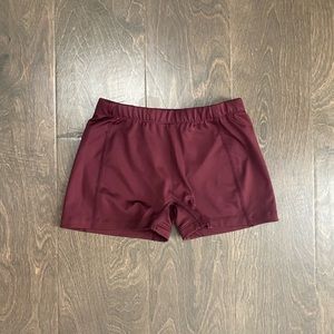 BCG Bike Shorts maroon women’s small